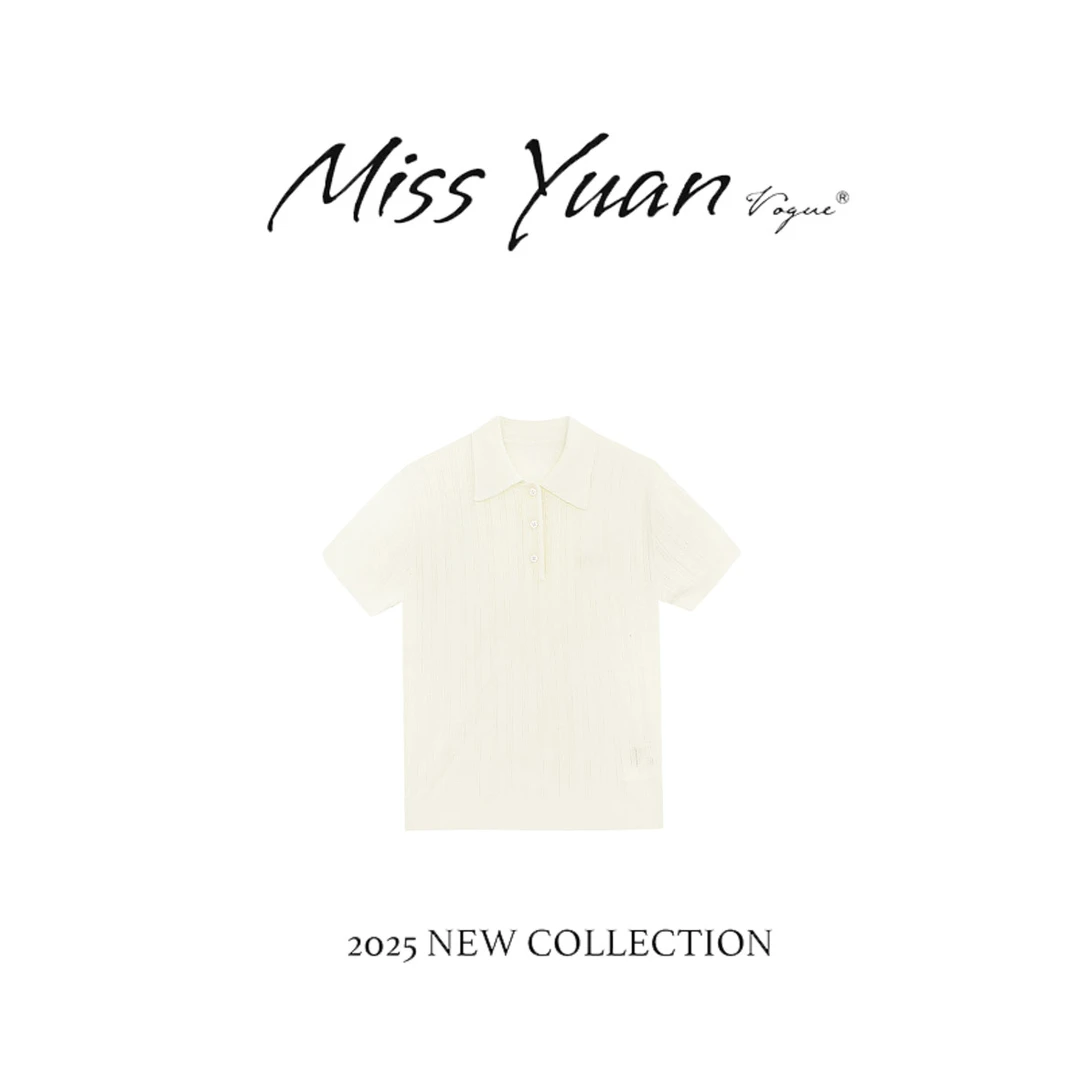 M.Y. 媛总 2025夏季气质百搭针织衫潮流女上衣1MY5250M