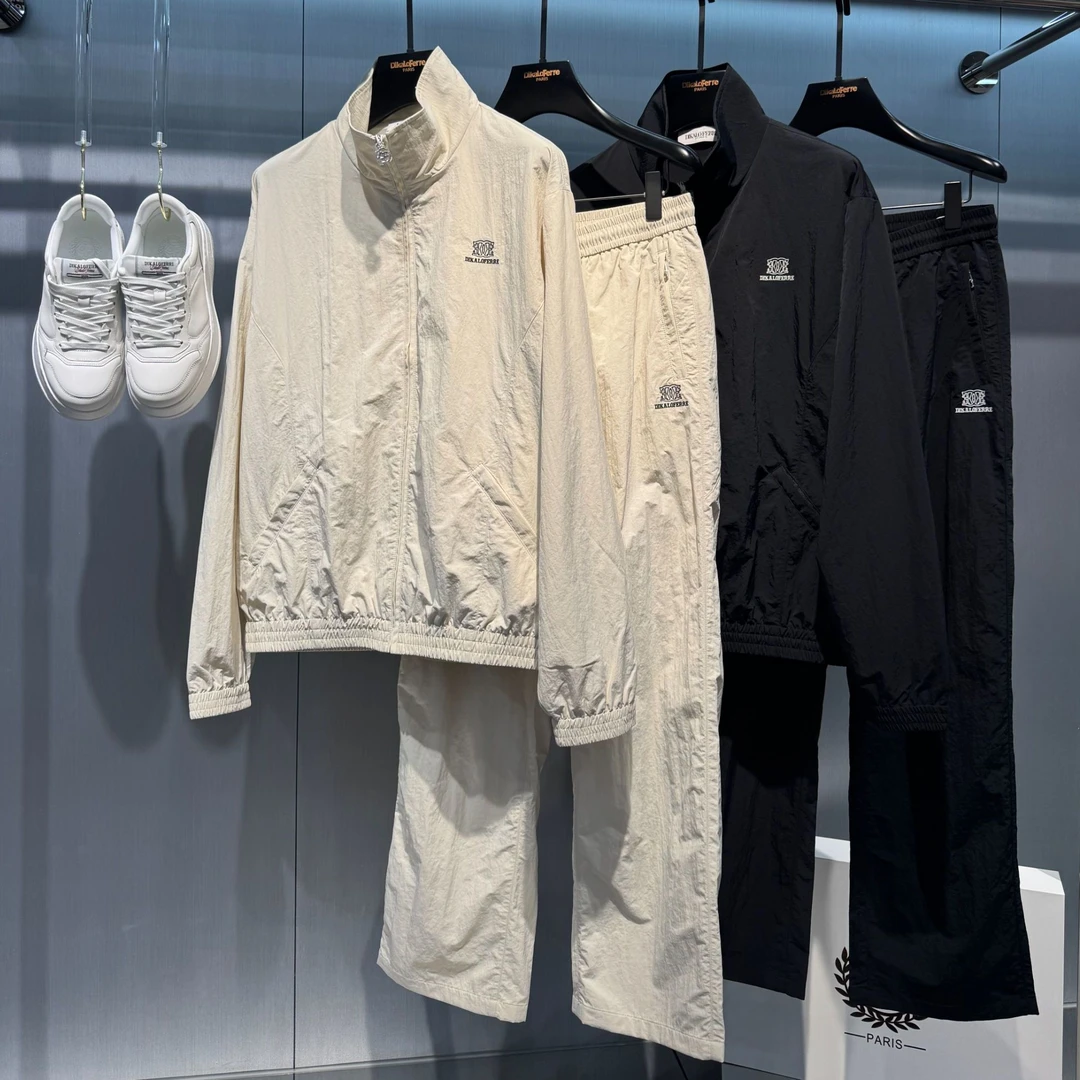 DIKALO FERRE/迪卡里奥 费雷DF3TZ935A+B秋季新款男皱感立领外套