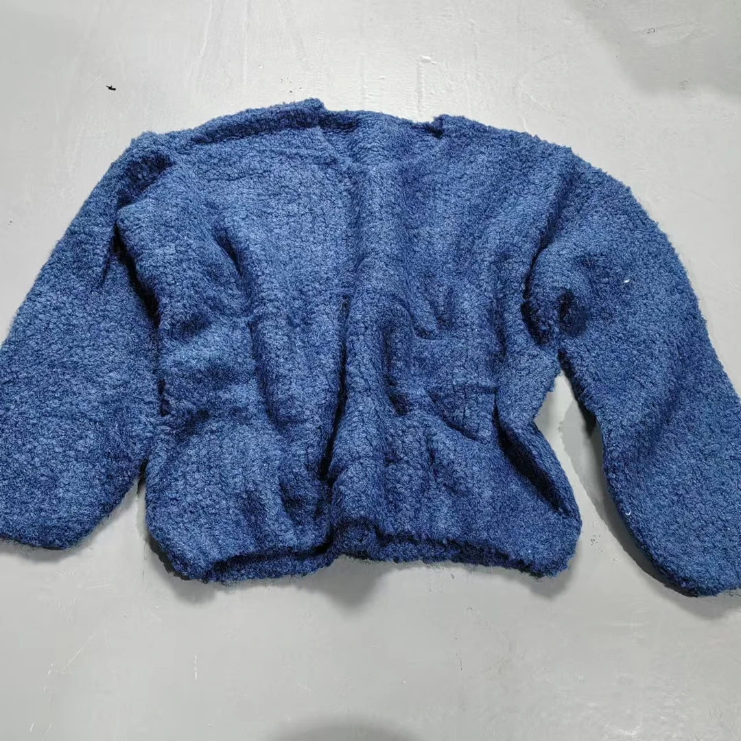 【南油玲姐】蓝色针织衫MY725