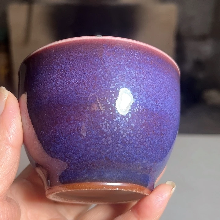 瓷片钧瓷手工艺品杯子