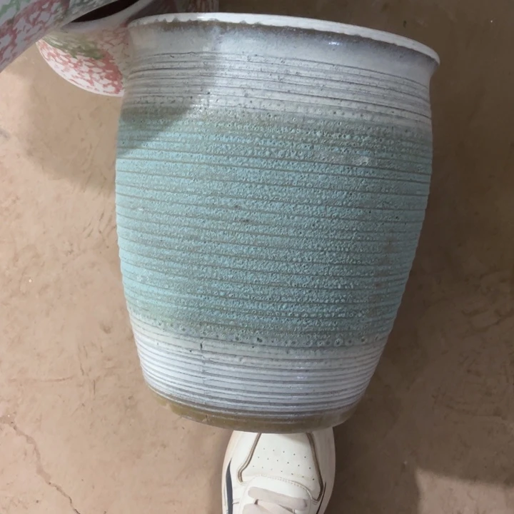 花盆紫砂口径28高度32一只小瑕疵