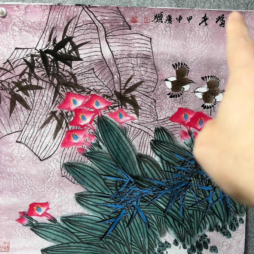 绘画韩江书画石庆骥