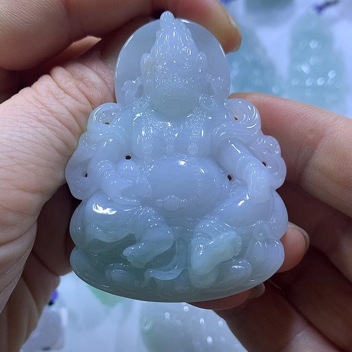 翡翠未镶嵌颈饰天然翡翠A货吊坠