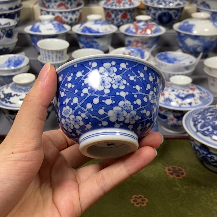 衙***店景德查窑手工手绘