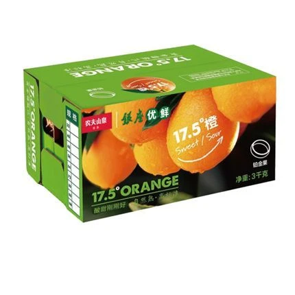 银座优鲜农夫山泉17.5°橙 3kg/箱