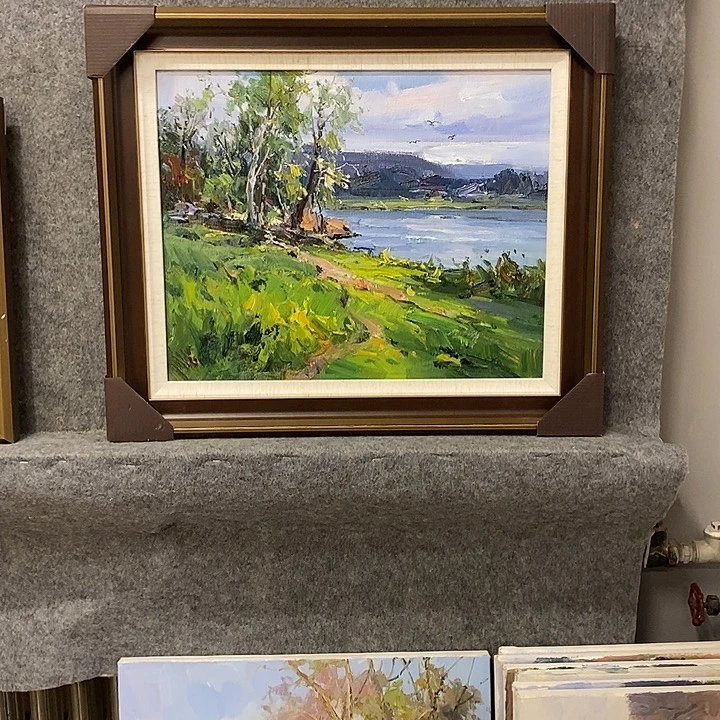 油画带外框画芯尺寸40x50cm