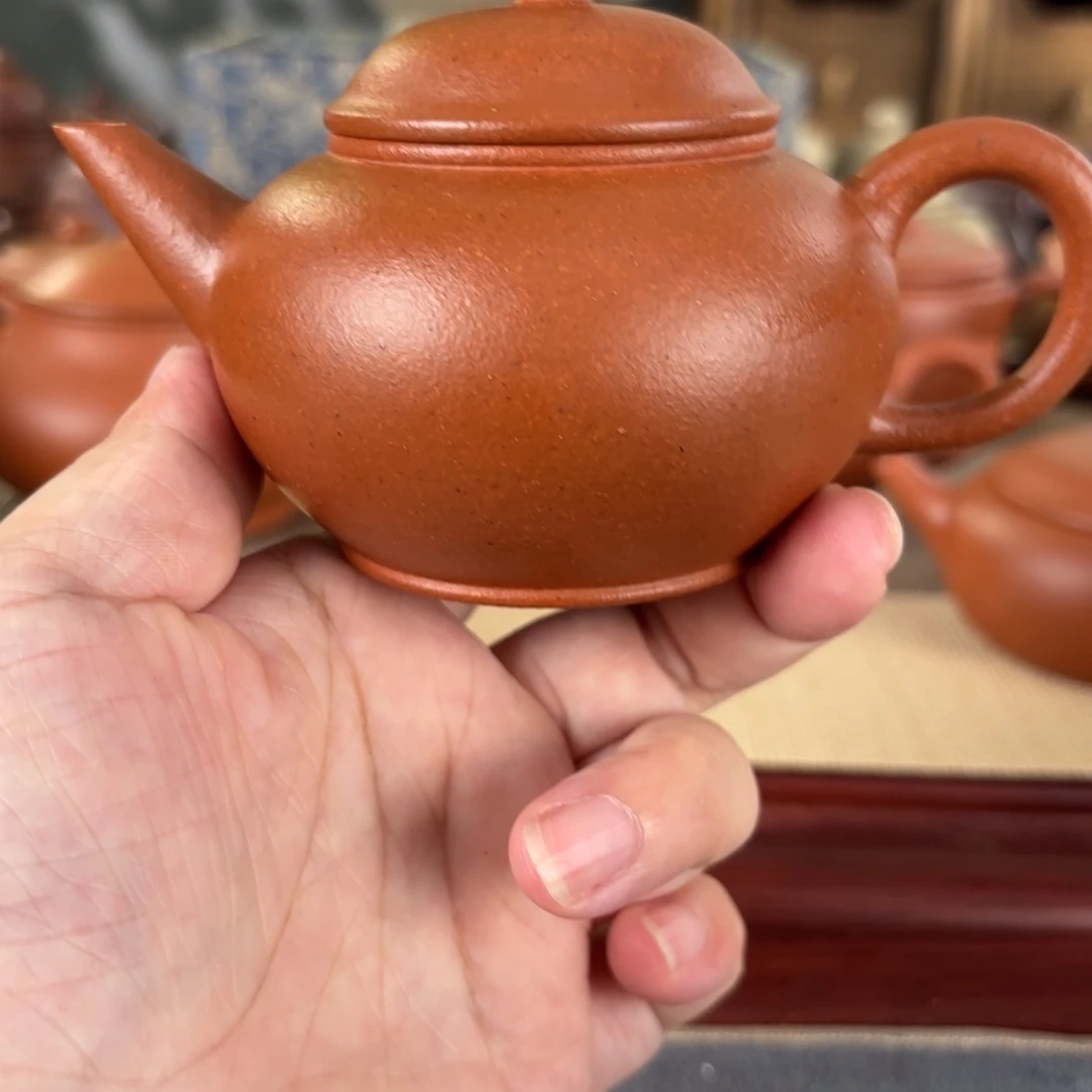 茶壶紫砂宝山红泥水平150