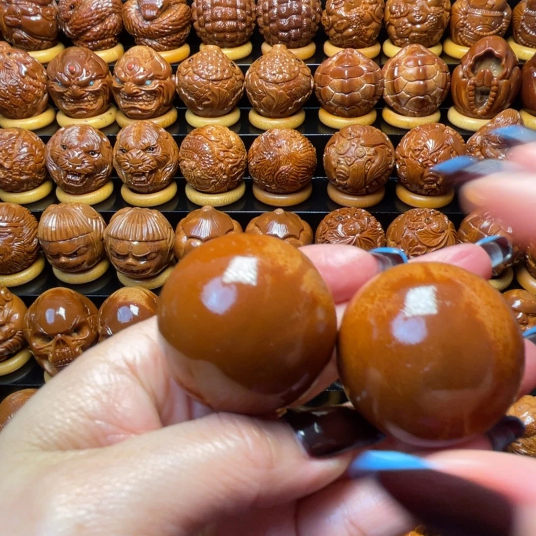 把件橄榄核橄榄球