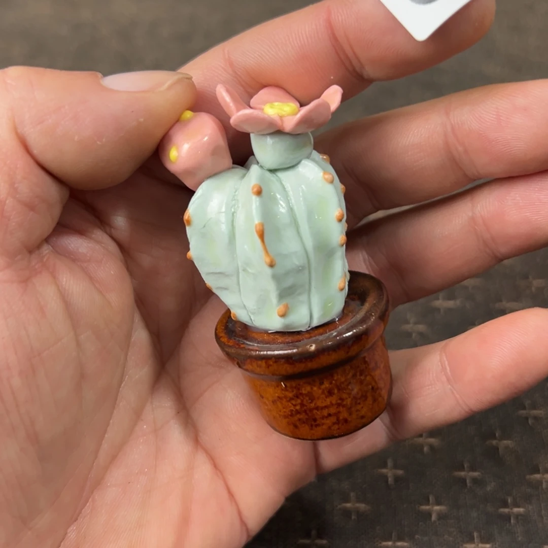 948手捏仿生陶瓷花卉