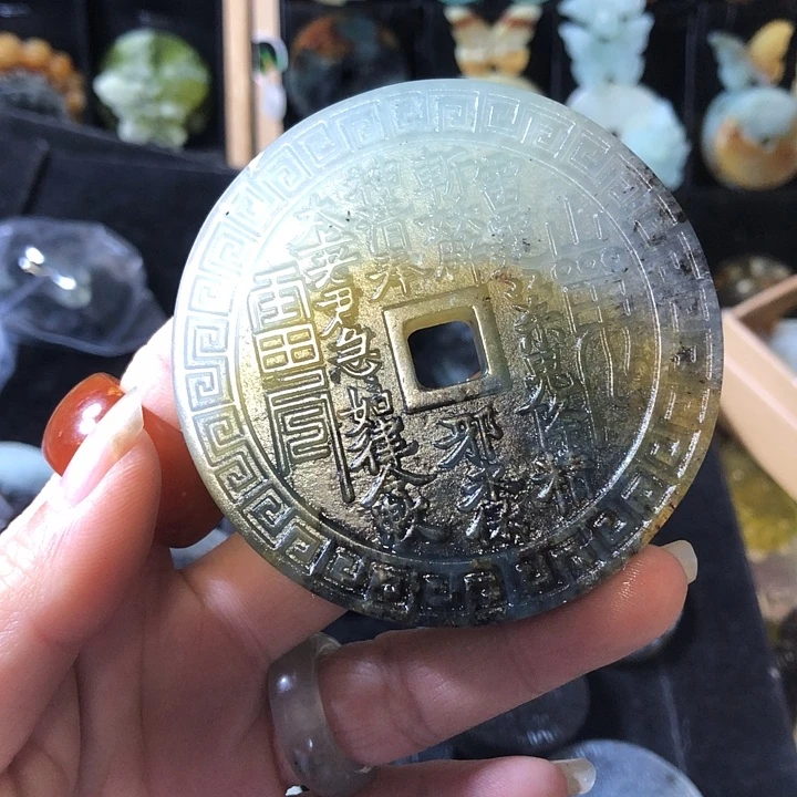 岫玉未镶嵌岫玉挂件