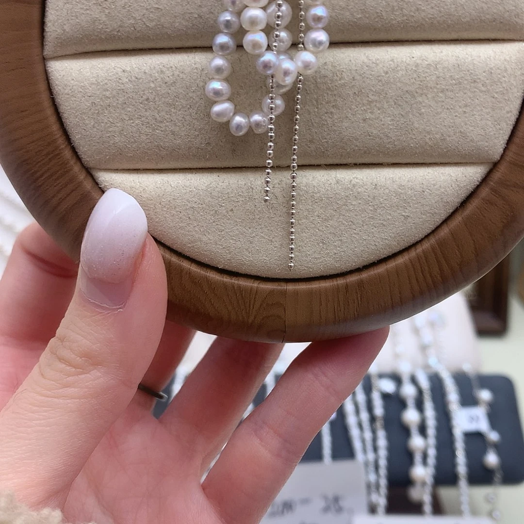 淡水珍珠耳饰未镶嵌