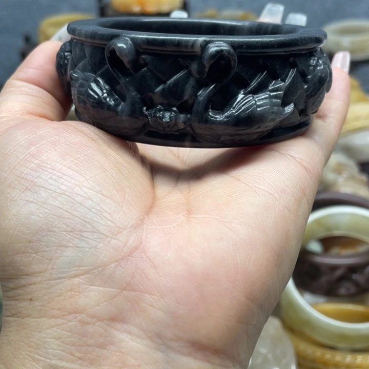 石英岩玉合金手镯