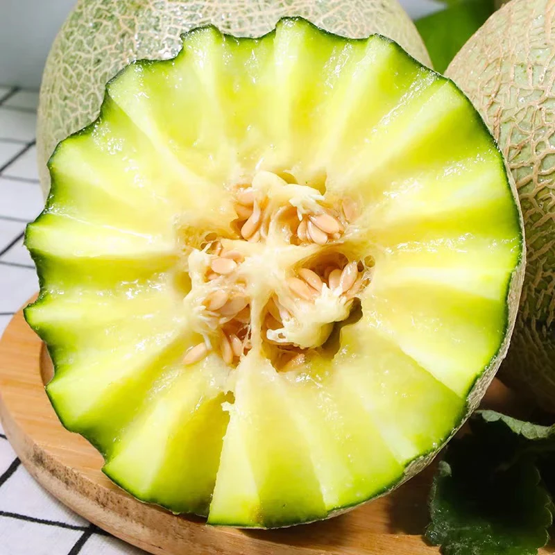 【果然好】海南蜜瓜冰淇淋甜瓜纹胧蜜网纹哈密瓜新鲜孕妇水果包邮