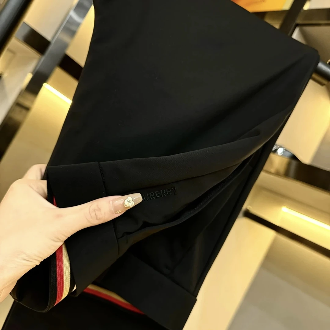 2025早春新款K4060男士商务休闲时尚百搭纯色弹力直筒裤高品质