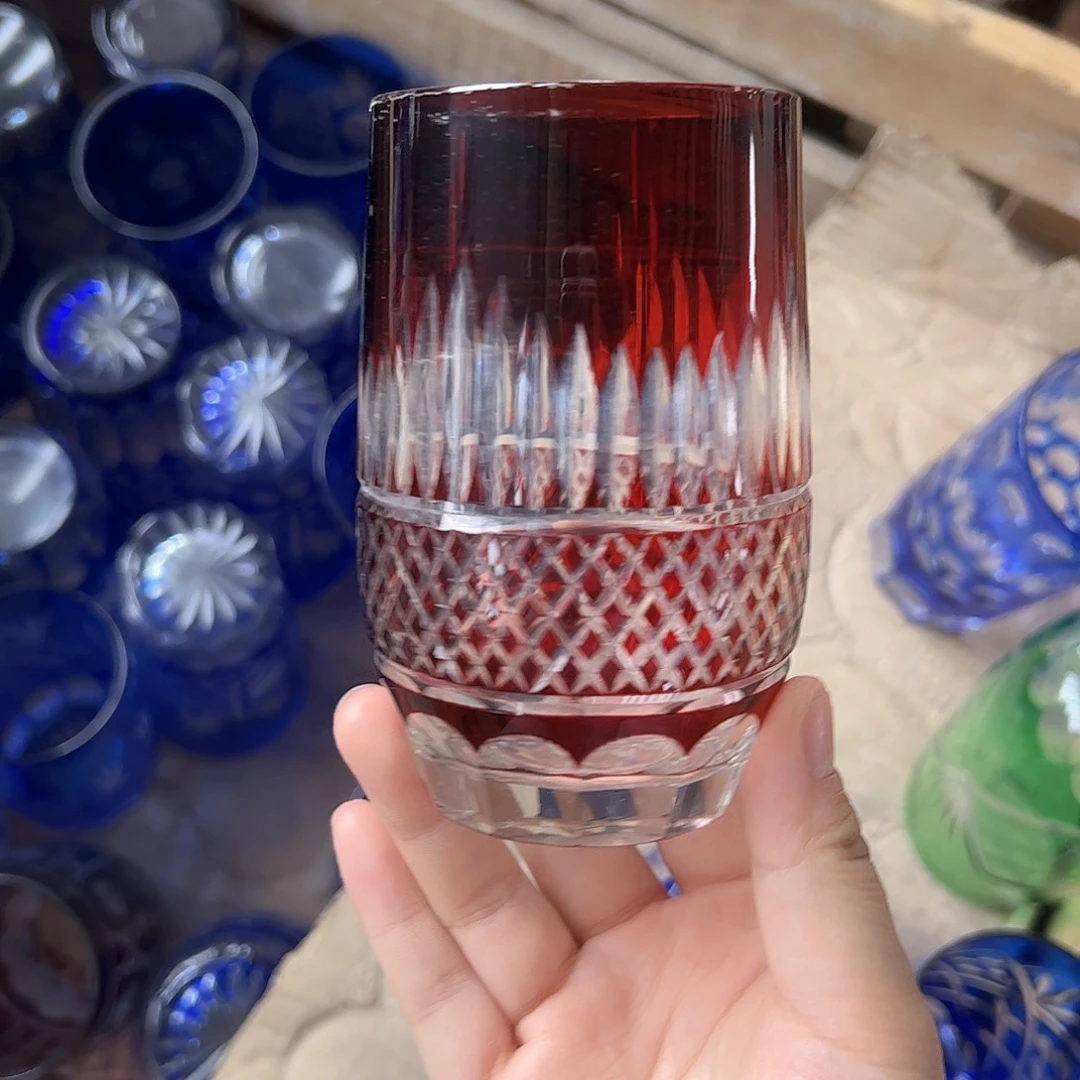 高脚款水晶玻璃微瑕一个