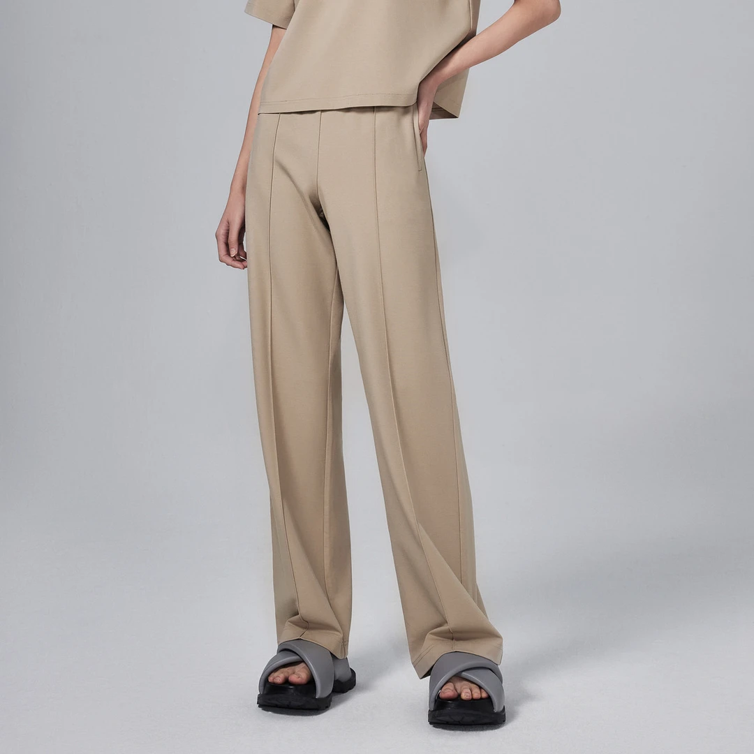 M.TSUBOMI/子苞米【专柜同款】高腰女夏款宽松显瘦简约阔腿宽松