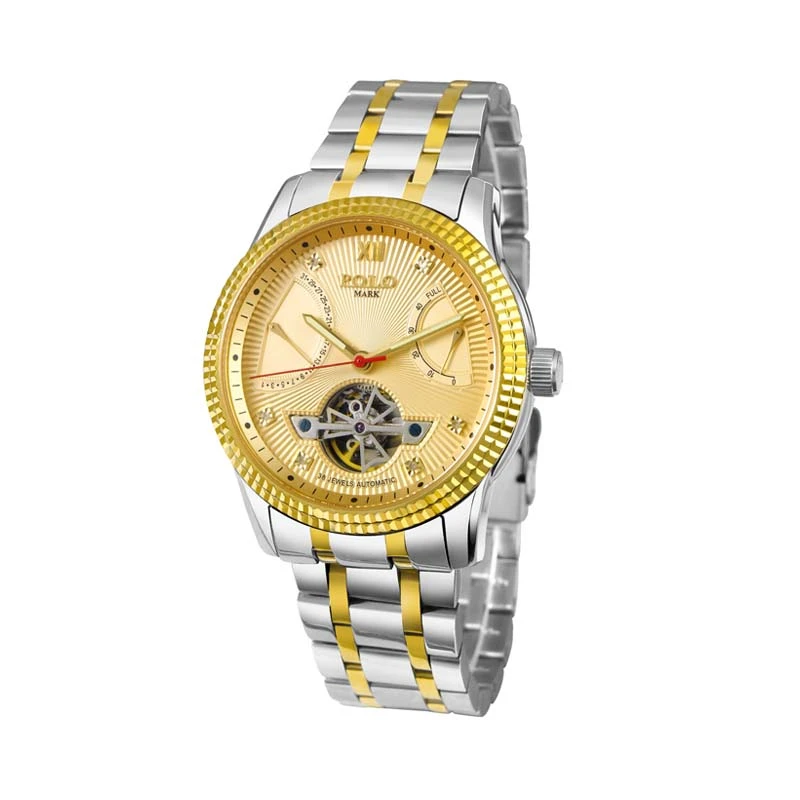 POLO MARK飞返能量飞行员系列葡萄牙男士经典全自动机械腕表