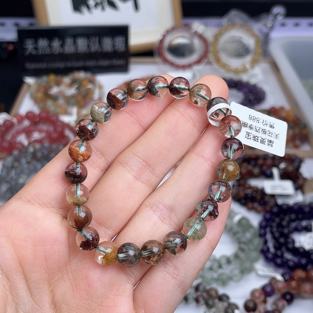 未镶嵌水晶手串天然