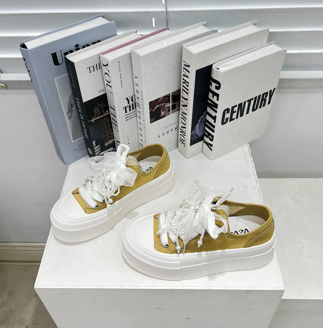 699-39新款高版本经典百搭时尚厚底低帮柔软网面板鞋