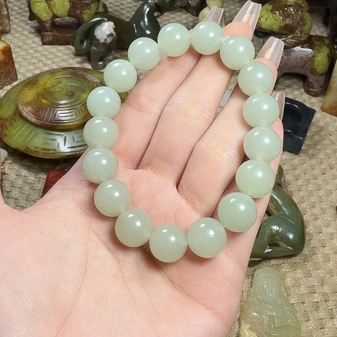 白玉菩提吊坠挂件