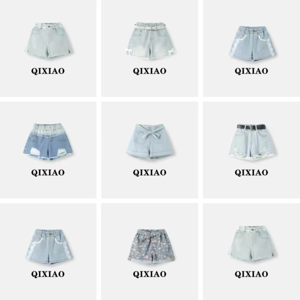 【短裤清仓福利】女童牛仔裤短裤2025新款夏季薄款儿童运动潮流宽松