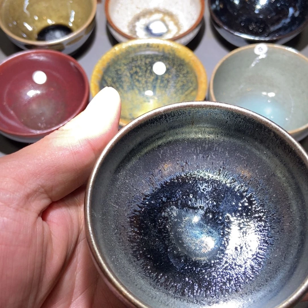 茶盏217 建窑建盏龙窑柴烧