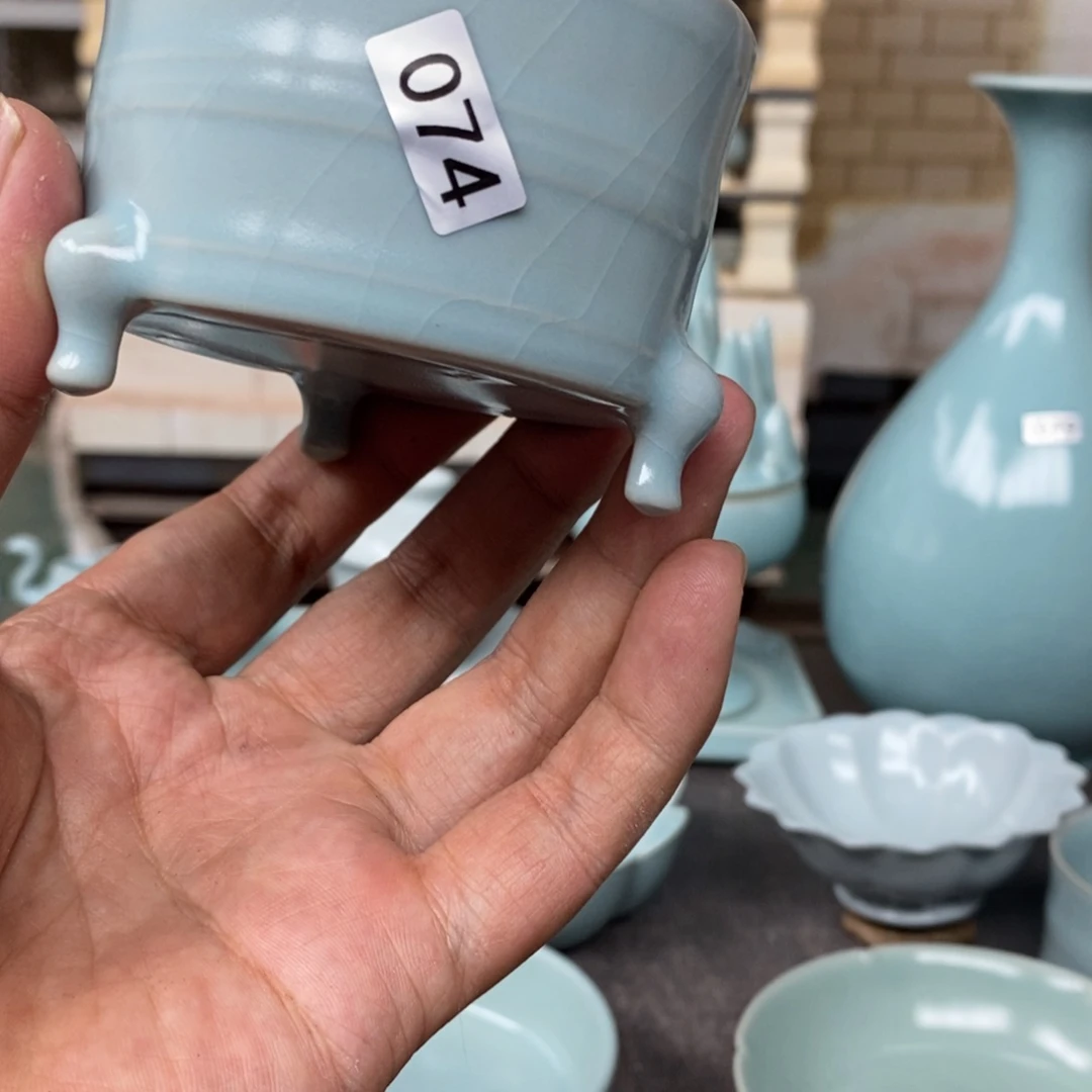 ⁽***⁾抱朴汝瓷仿古微瑕