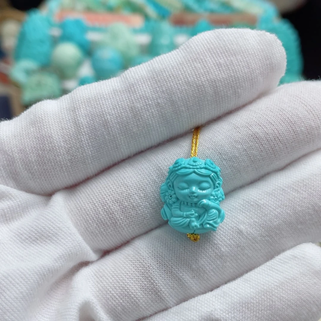 绿松石未镶嵌珠宝奇石