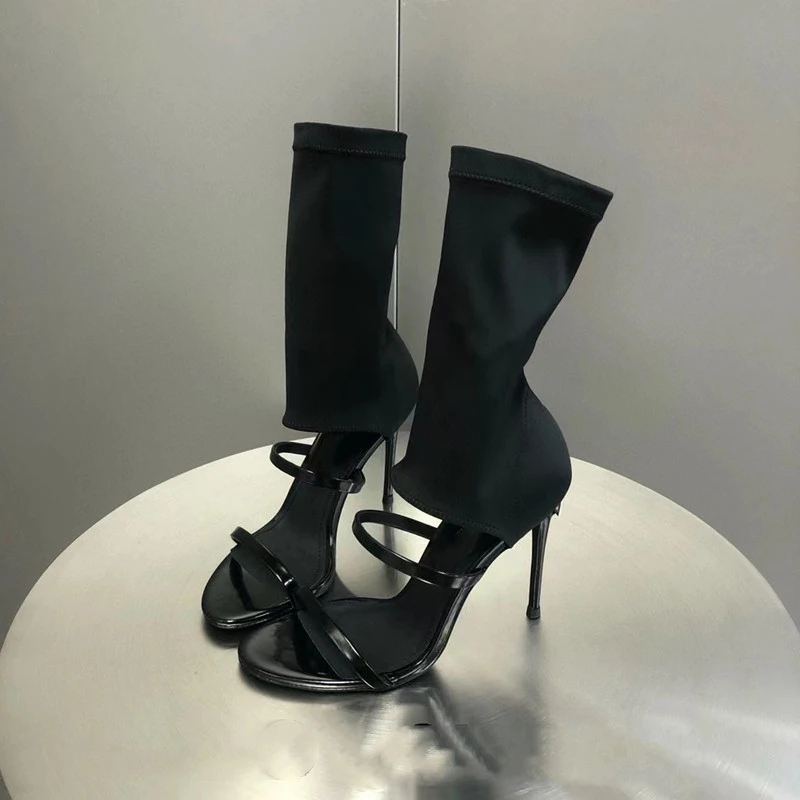 【韩国JTG&Shoes官方正品】欧美网红性感凉鞋女夏季罗马细跟高跟鞋