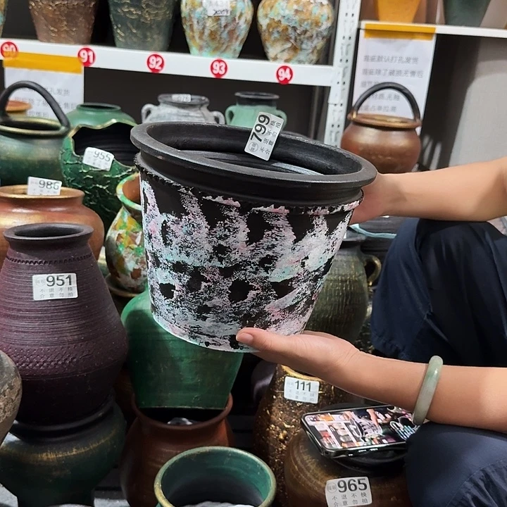 瑕疵彩绘大口799高度19口径25