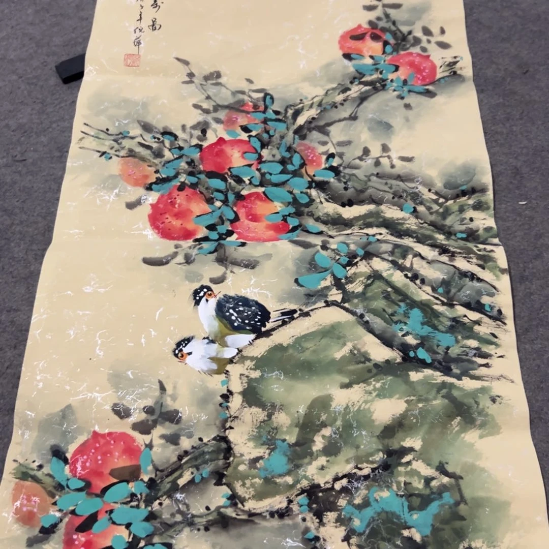 国画国画作品画心一张