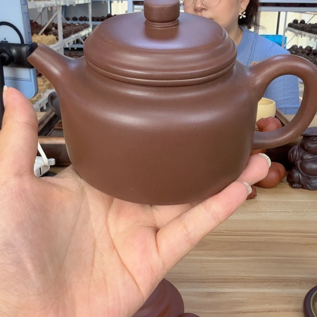 茶壶紫砂黄龙山原矿老紫泥320