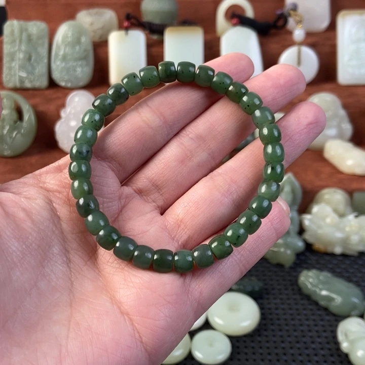 和田玉未镶嵌手链