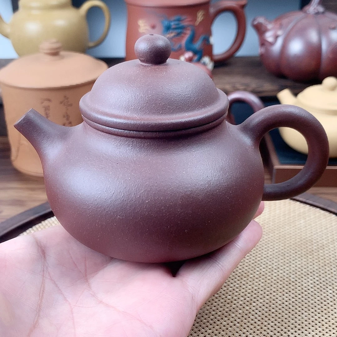 紫砂茶壶古法柴窑烧底漕清半手工