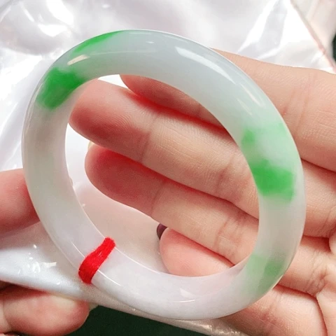 未镶嵌手镯翡翠正圈2445
