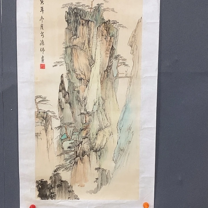 碧***青国画34/68常澳伟手绘作品