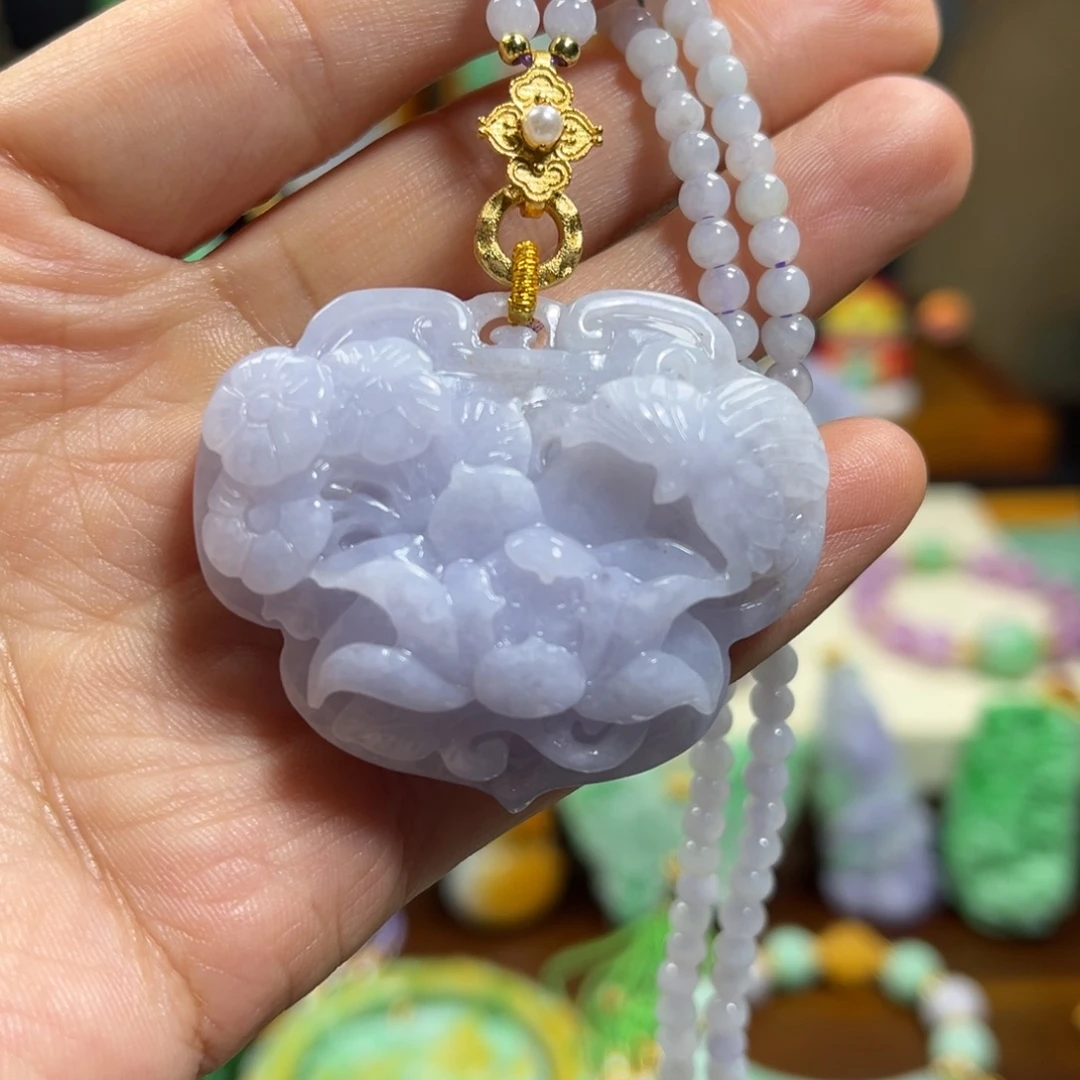 翡翠未镶嵌颈饰天然翡翠