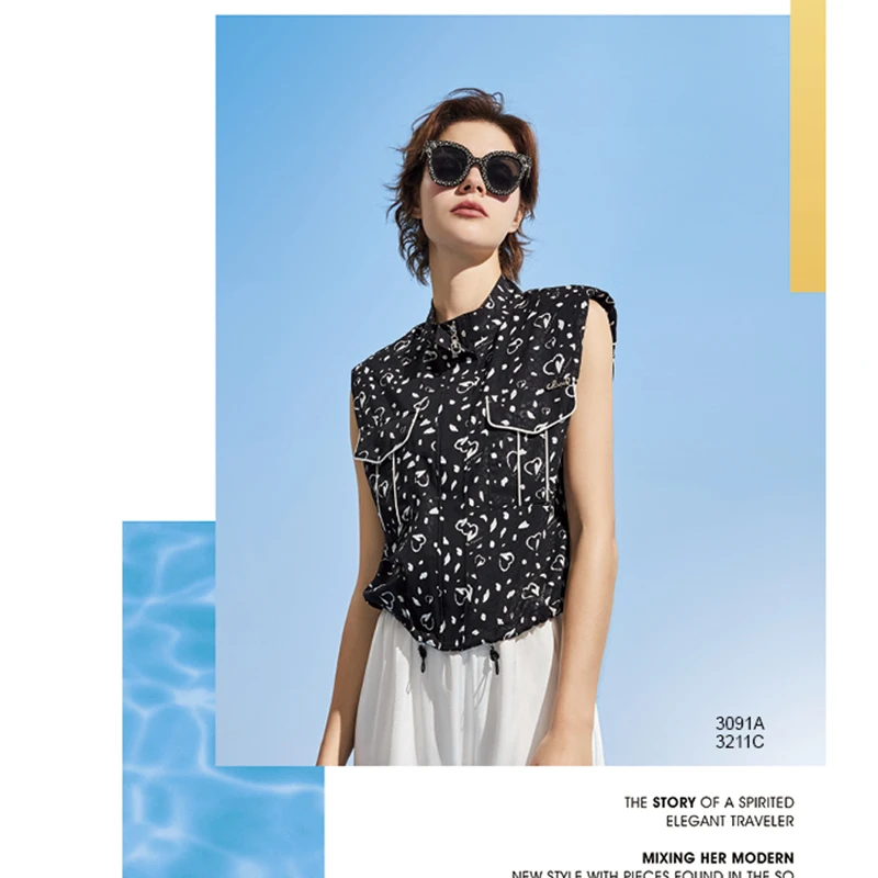 台湾品牌女装春夏新款时尚气质休闲上衣 芳3091A