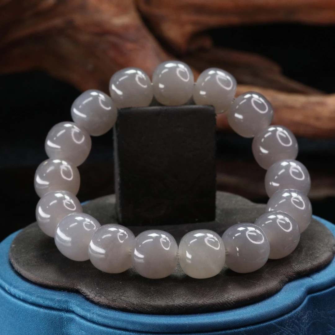 29和田玉烟紫手串/402051上海嘉禾拍卖