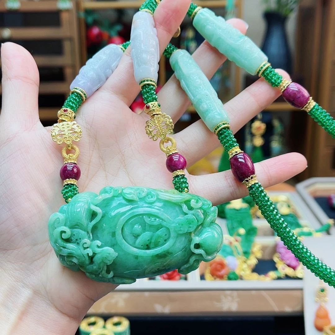 颈饰合金翡翠48小时鉴赏期1