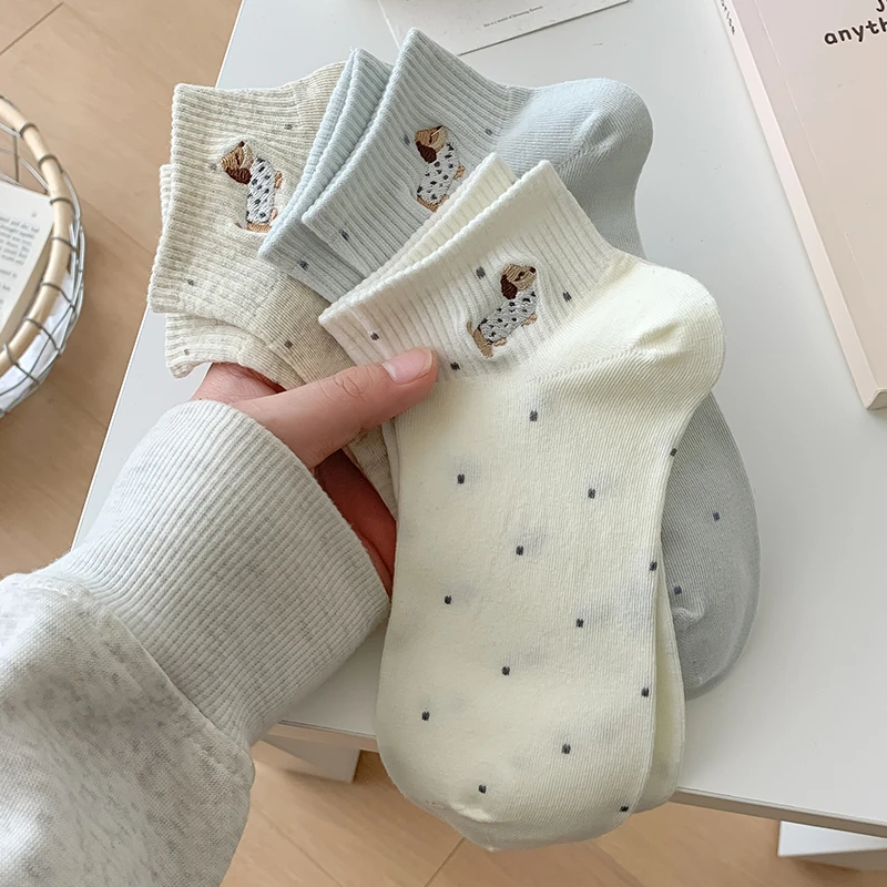 女款袜子女夏薄款短袜2025新款爆款女生短筒袜运动无骨棉袜春夏季