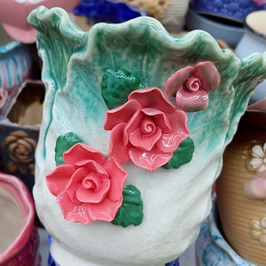 多肉绿植陶瓷花盆