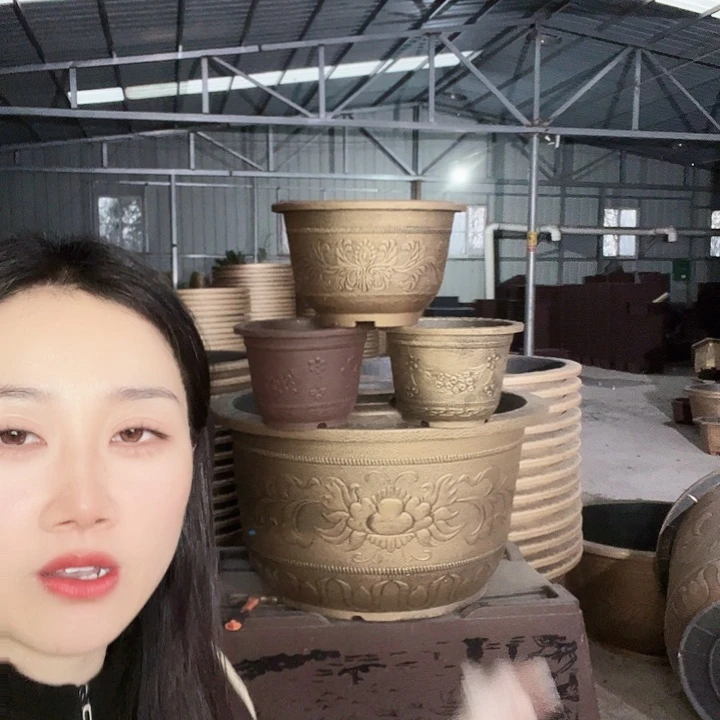 圆形120花盆3个圆40盆2个有孔