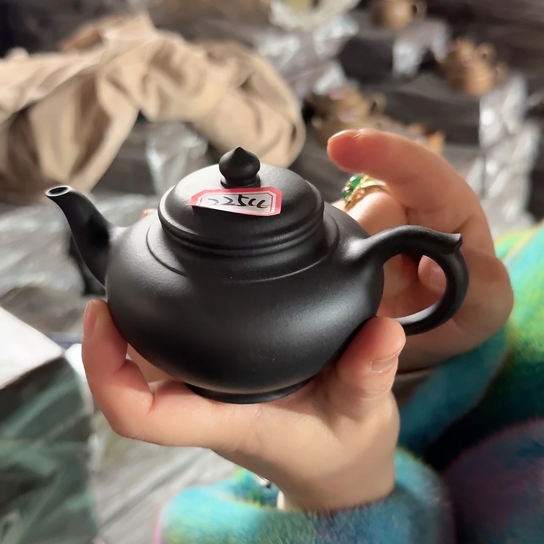 紫砂茶壶黄龙山红皮龙225