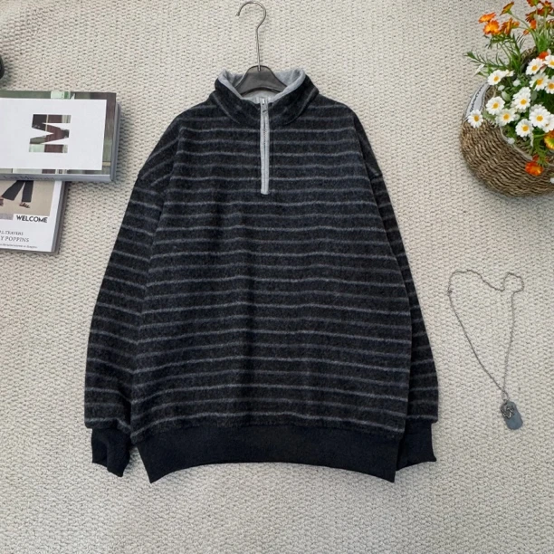 中大童加绒毛呢Polo衫1048