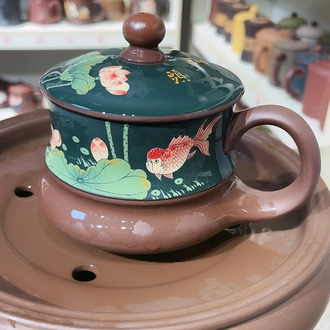 紫砂茶杯手工制作