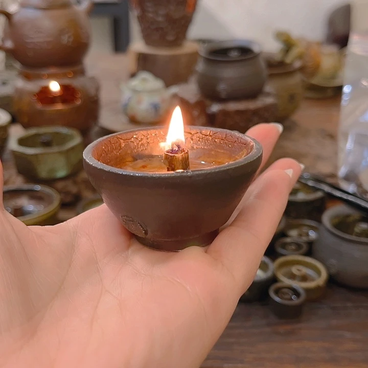艺***品小福泥陶艺茶几风