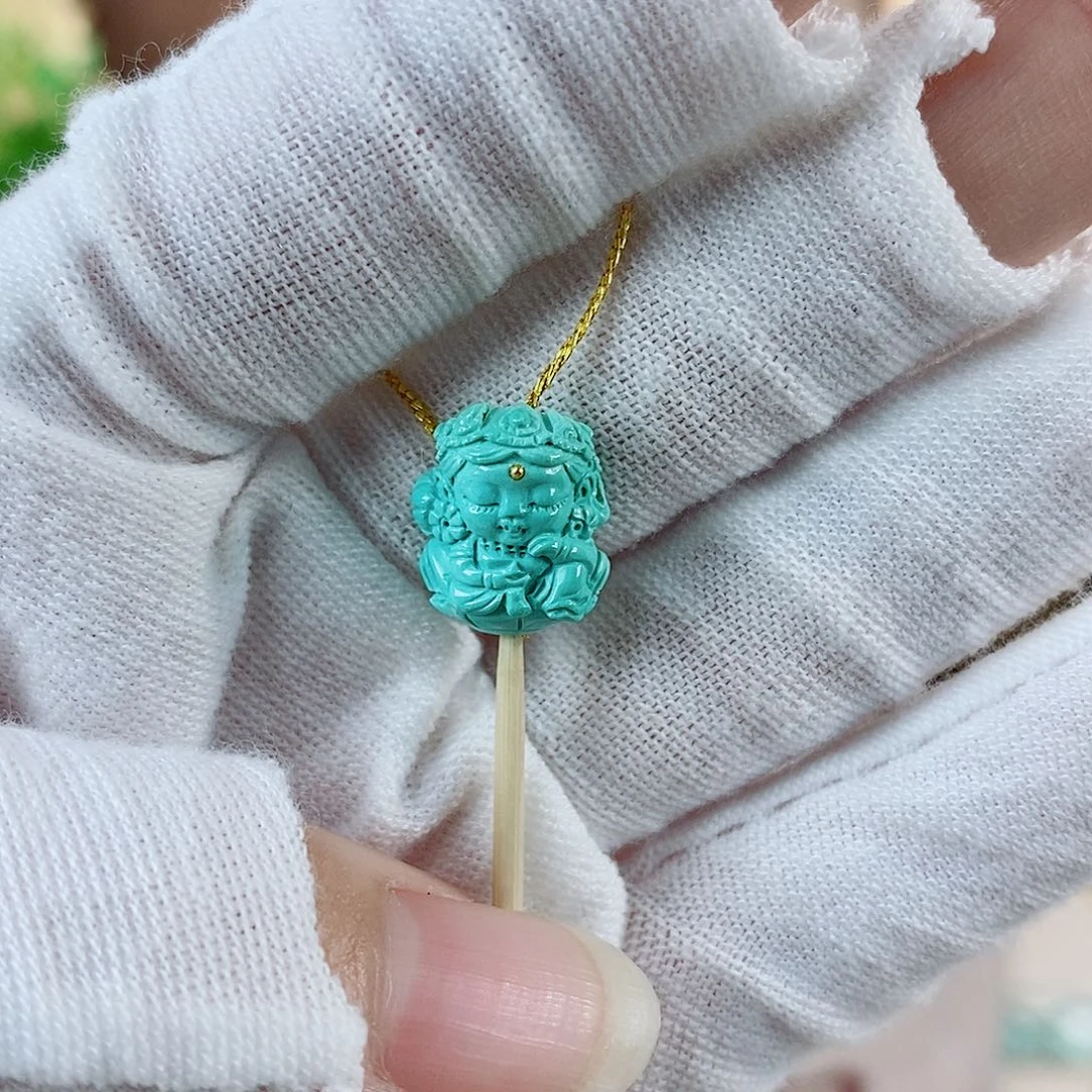 未镶嵌绿松石珠宝奇石