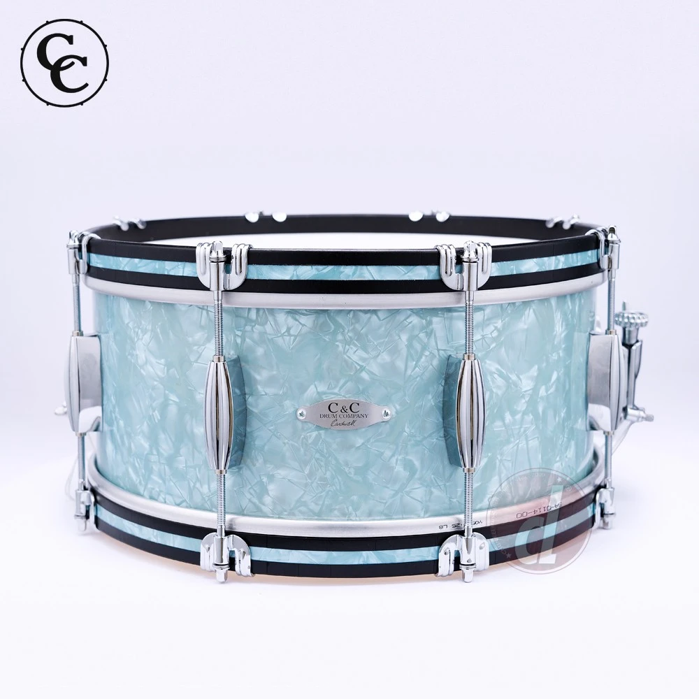 C&C美产Usa Custom Gladstone14x6.5 Sky Blue Marine Pearl 军鼓