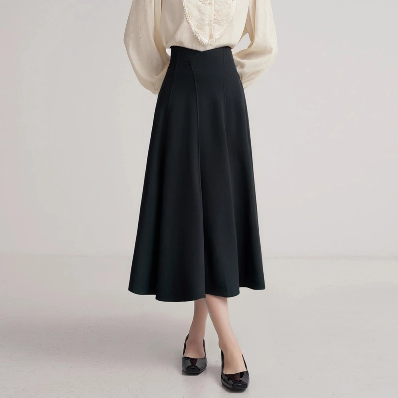 半身裙女2025秋季新款高腰气质包臀裙小个子女款显瘦直筒西装裙